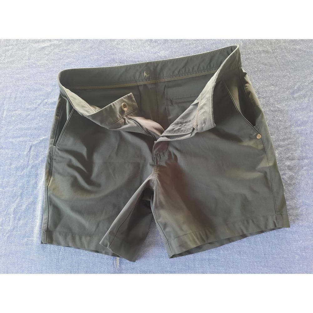 Vuori Aim Shorts Mens 34x 7.5 Dark Gray Performance Golf Travel Activewear SEE